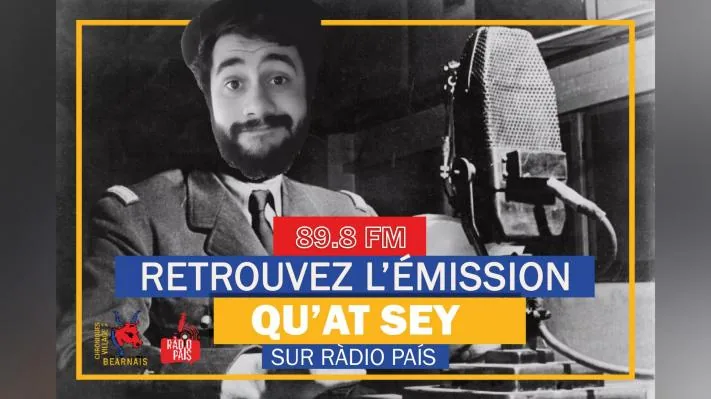 Pierre Martin au micro de Ràdio País